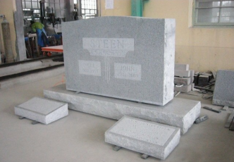 China Grey Granite Die P5 Serp Top Monument