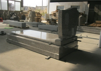 Chinese Granite Tombstone European Style Tombstone