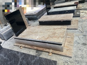Gold Granite Tombstone and Granit Nagrobki