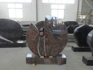 Aurora Germany Granite Tombstone