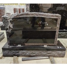 Black Granite Custom Cemetery Headstones