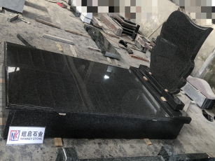 Beida Impala Green Granite Engraved Tombstones