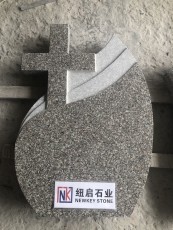 G664 Maro Brown Star Granite Monument Cross Headstone