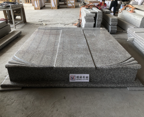 Double Tombstones Romanian Style Cross Headstone Monument G664