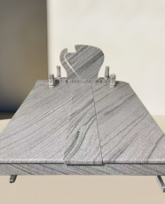 China Viscount White Granite Slovakia Memorial Tombstone