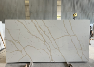Calacatta Gold White Quartz Slabs Artificial Stone Slab
