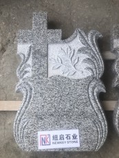 Premium Ivory White G623 Granite Tombstone & Monument