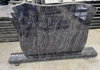 Nero Impala Vizag Blue Granite Tombstone Europe Style