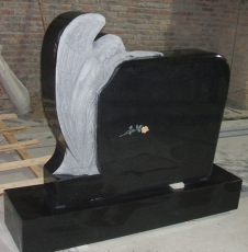 Angel Design Carving Wholesale Granite Tombstone and Headstone