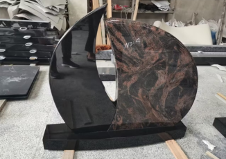 Aurora Monument/Tombstone, Aurora Granite Custom Design