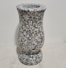 G623 Jilin White Granite Flower Vase Memorial Vases