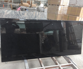Black Galaxy Granite Laminate Kitchen Countertop for Wholesale