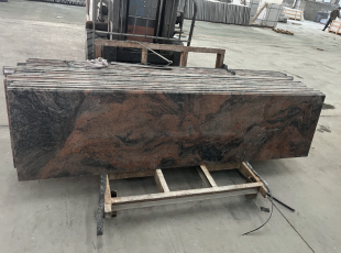 Standard Multicolor Red Granite Kitchen Countertops